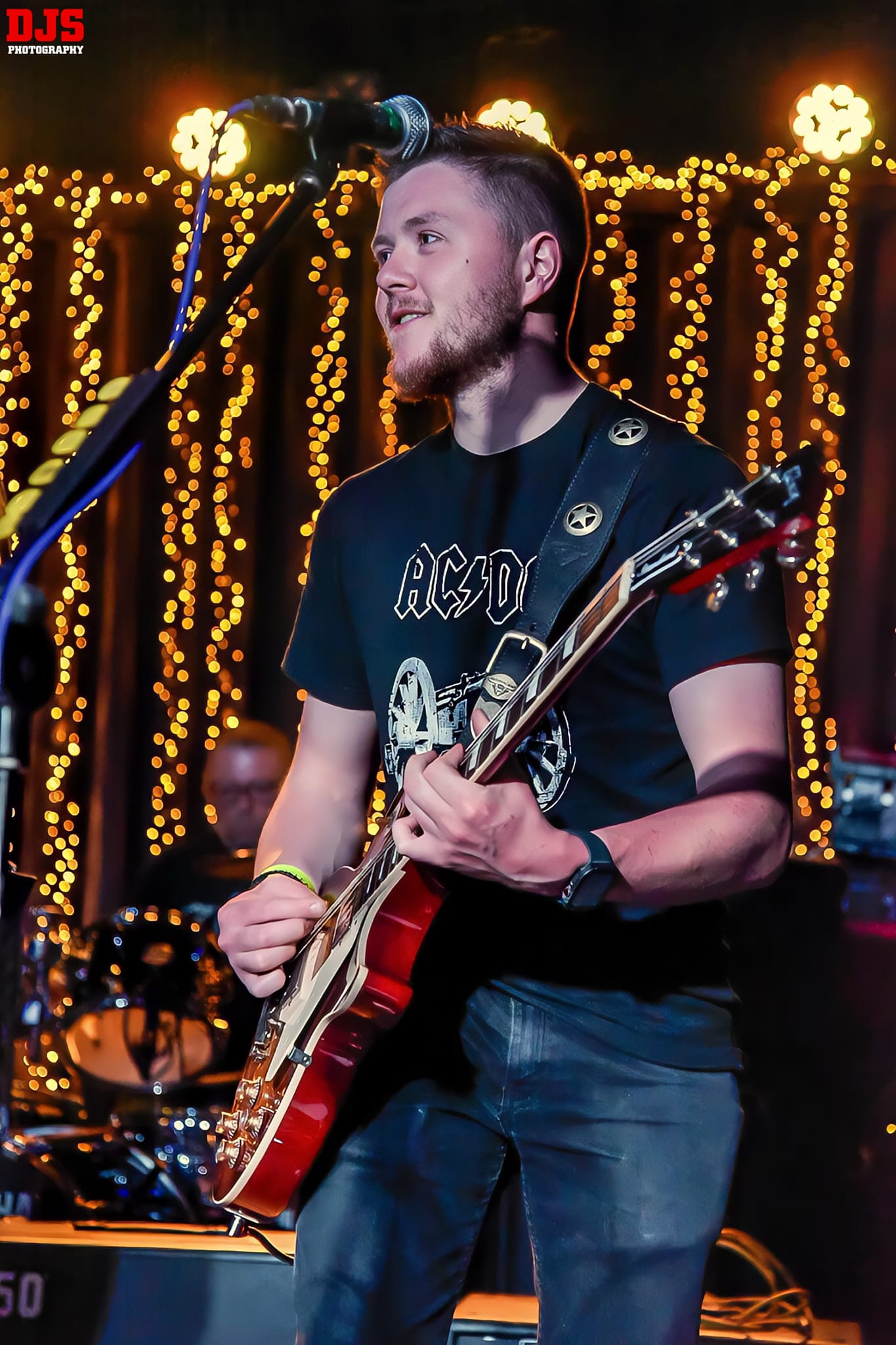 Dylan on guitar